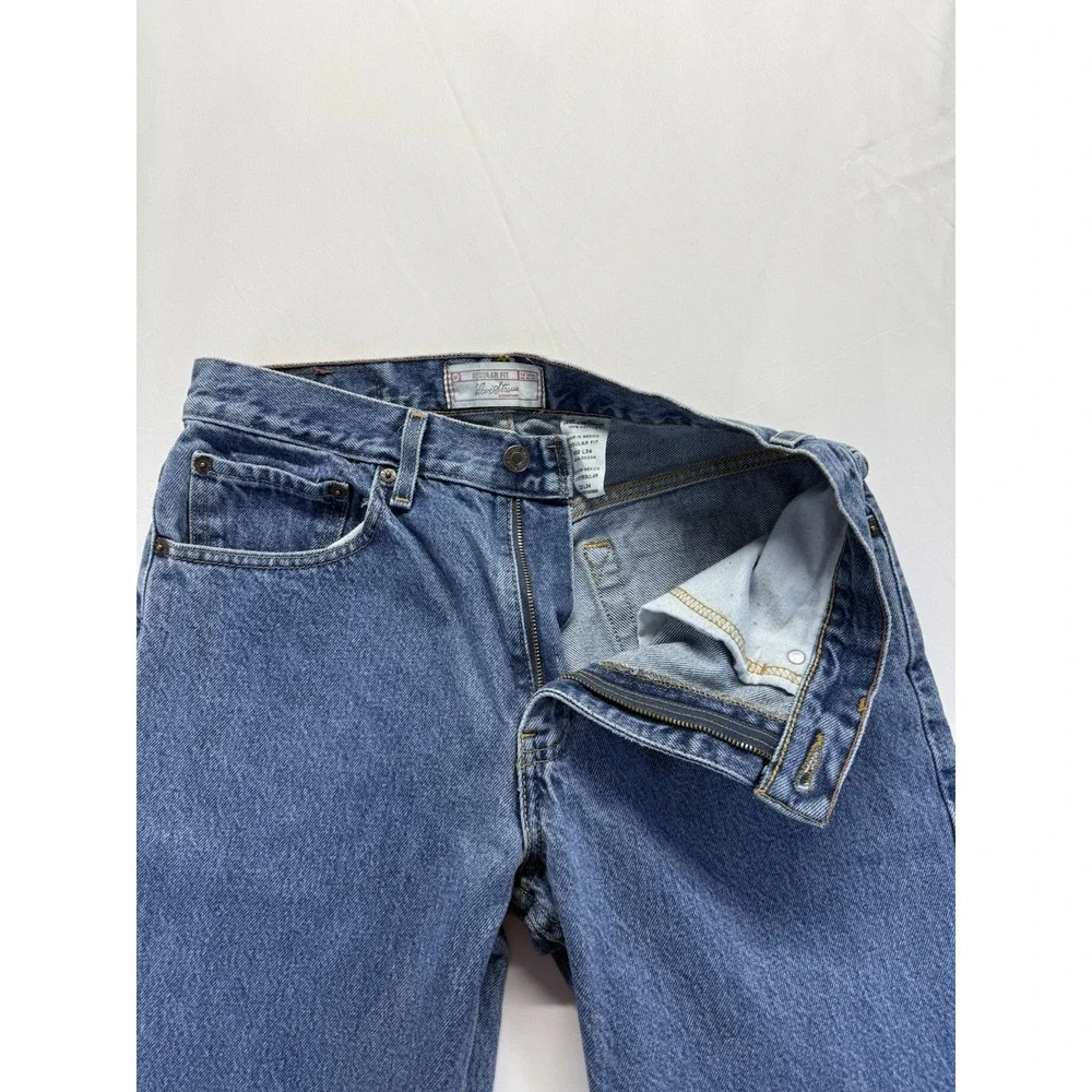 Levis Strauss Signature Jeans regular fit‎ 32x34 Men Blue wash Denim Casual Y2K